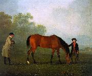 Sawrey Gilpin Furiband with his Owner Sir Harry Harpur and a Groom oil painting